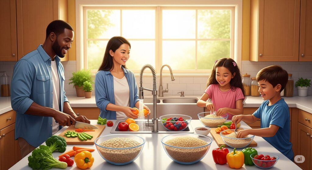 Healthy Eating and Obesity Prevention in American Families Healthy Eating